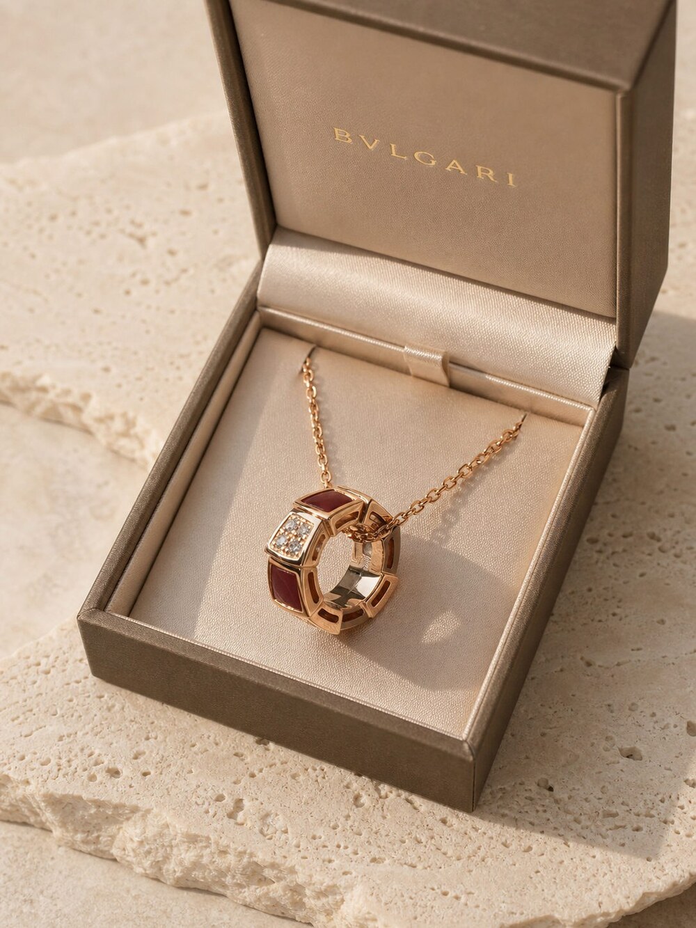 Bulgari Refined Statement Necklace Style 1 | New with Box - Picture 3 of 9
